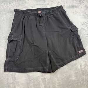 Vintage Zoic Men’s Vigor De Luxe Cargo Shorts Gray XXL Belt Adjusting Made USA